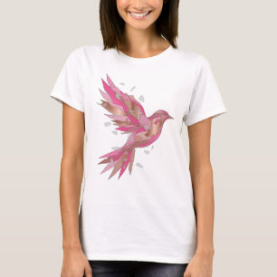 Camiseta Impresión de arte de ABSTRACCIÓN de plata de moda