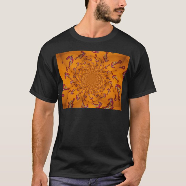 Camiseta Impresión de arte de ancla Kaleidoscope (Anverso)