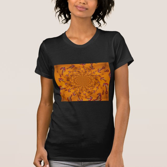 Camiseta Impresión de arte de ancla Kaleidoscope (Anverso)