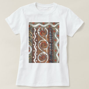 Camiseta Impresión de arte de estilo africano vintage