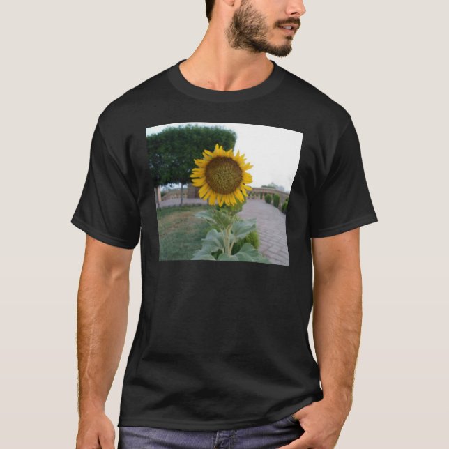 Camiseta Impresión de arte de girasol (Anverso)