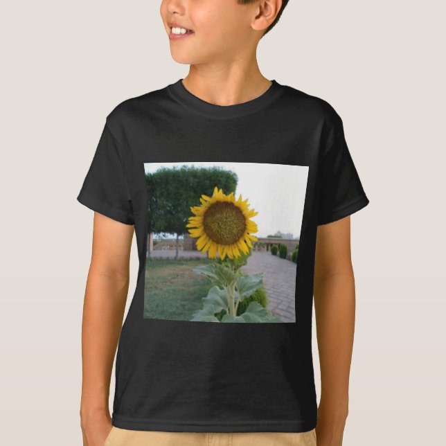 Camiseta Impresión de arte de girasol (Anverso)