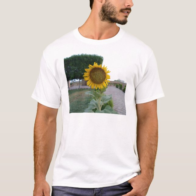 Camiseta Impresión de arte de girasol (Anverso)