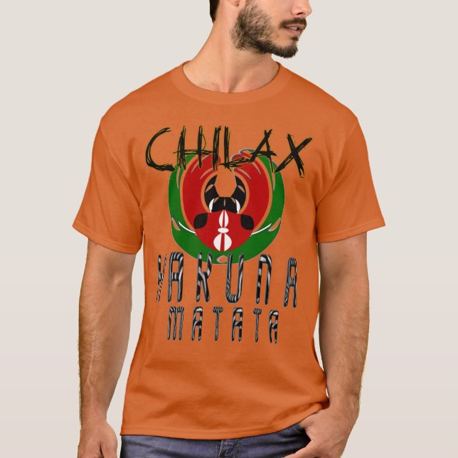 Camiseta Impresión de arte de Hakuna Matata 3D (Anverso)