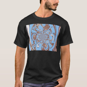 Camiseta Impresión de arte de Kaleidoscope vintage