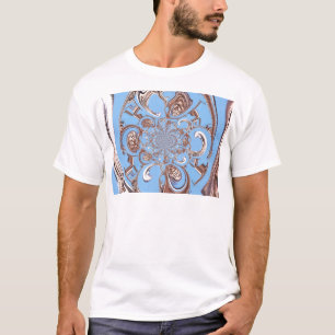Camiseta Impresión de arte de Kaleidoscope vintage