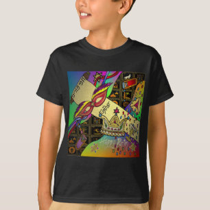 Camiseta Impresión de arte de la celebración de Purim Judai