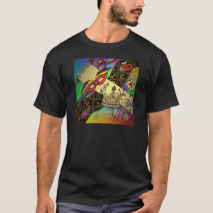 Camiseta Impresión de arte de la celebración de Purim Judai