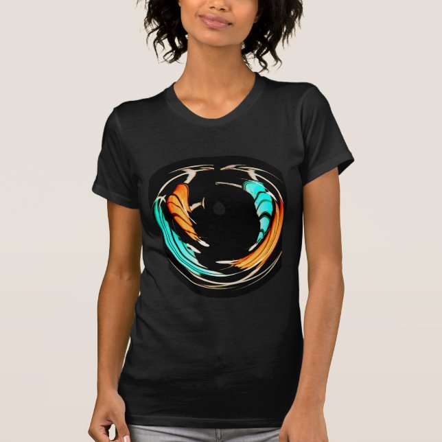 Camiseta Impresión de arte de patrones tradicionales africa (Anverso)