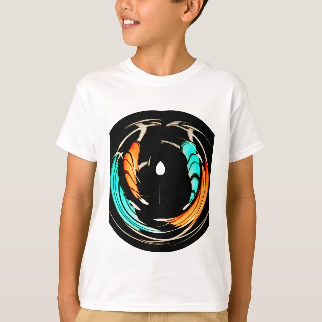 Camiseta Impresión de arte de patrones tradicionales africa (Anverso)