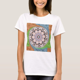 Camiseta Impresión de arte de remolino africano