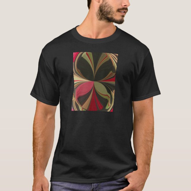 Camiseta Impresión de arte Edgy Earth Kaleidoscope (Anverso)