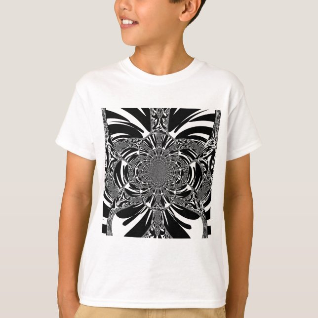 Camiseta Impresión de arte en Cebra Cebra Kaleidoscope (Anverso)