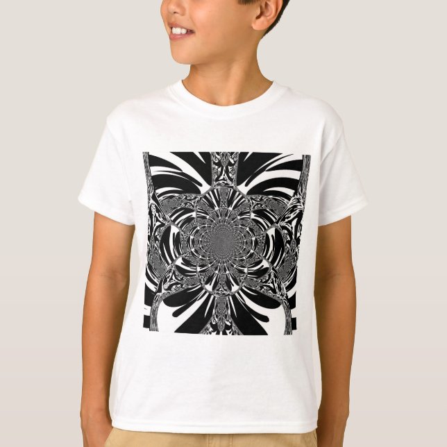 Camiseta Impresión de arte en Cebra Cebra Kaleidoscope (Anverso)