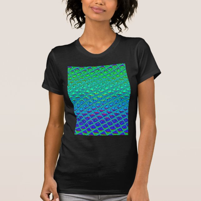 Camiseta Impresión de arte en el estilo de la sirena azul i (Anverso)