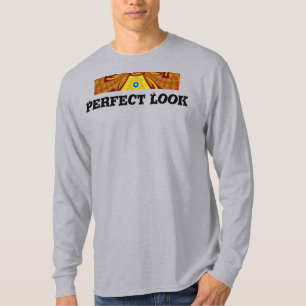 Camiseta Impresión de arte en Kaleidoscope dorado