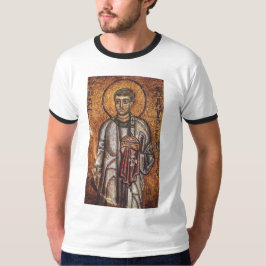 Camiseta Impresión de arte en mosaico ortodoxo de San Loren