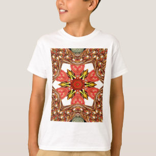 Camiseta Impresión de arte floral Doodle