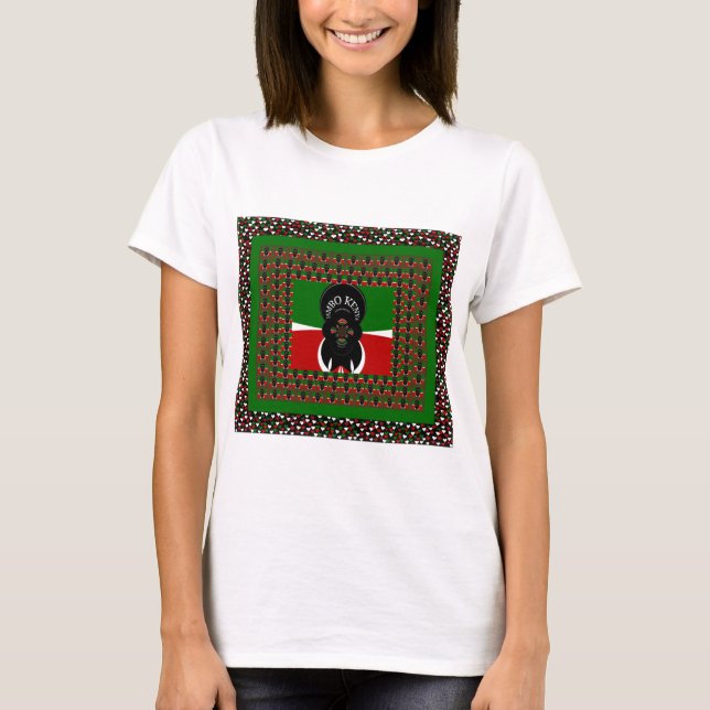 Camiseta Impresión de arte Jambo Kenya (Anverso)