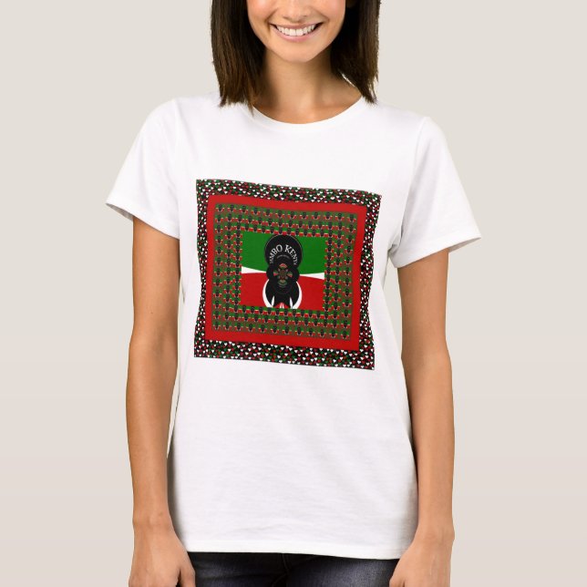 Camiseta Impresión de arte Jambo Kenya (Anverso)