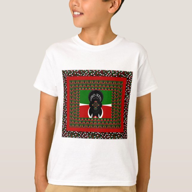 Camiseta Impresión de arte Jambo Kenya (Anverso)