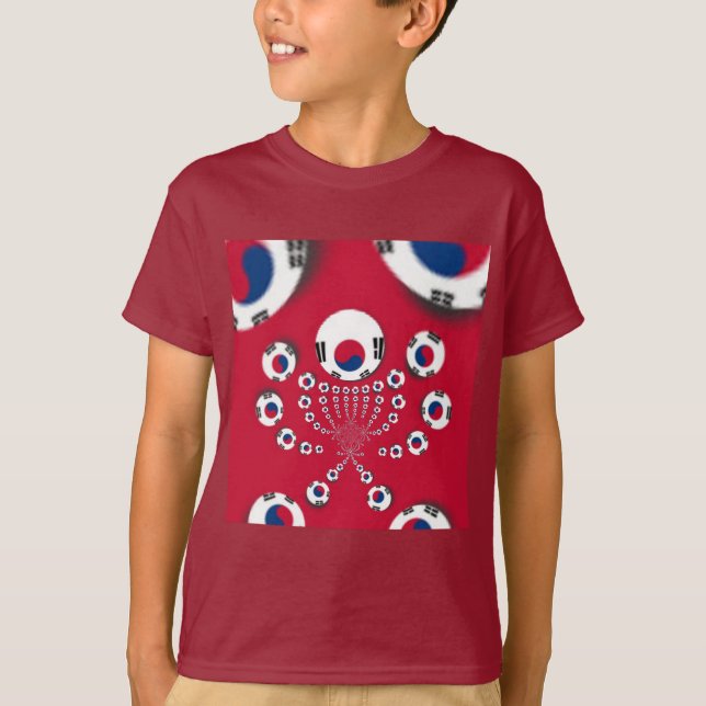 Camiseta Impresión de arte Kaleidoscope de la bandera de Co (Anverso)