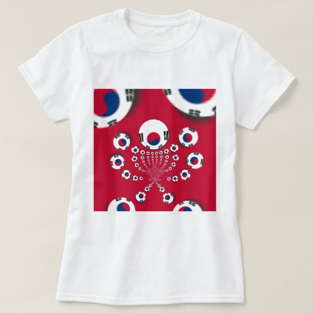 Camiseta Impresión de arte Kaleidoscope de la bandera de Co (Diseño del anverso)