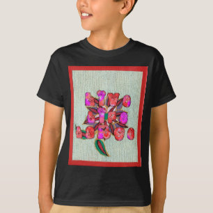 Camiseta Impresión de arte "Live Life Large"