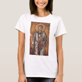 Camiseta Impresión de arte mosaico ortodoxo de San Lorenzo