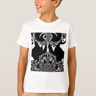 Camiseta Impresión de arte negro y blanco en África