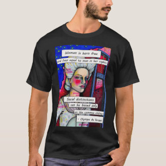 Camiseta Impresión de arte Olympe de Gouges
