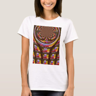 Camiseta Impresión de arte psicodélica de Pascua Kaleidosco