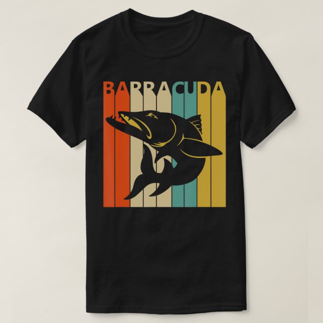 Camiseta Impresión de Barracuda de animales de cosecha (Diseño del anverso)