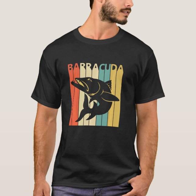 Camiseta Impresión de Barracuda de animales de cosecha (Anverso)