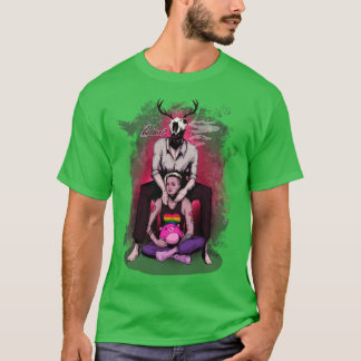 Camiseta Impresión de Bella Artes de masajes de Deer Daddy