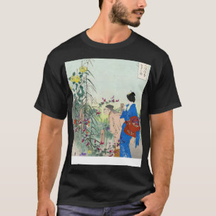 Camiseta Impresión de bloques de madera de Ogata Gekko