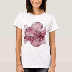 Camiseta Impresión de BOLAS DE CRISTAL de plata moderna