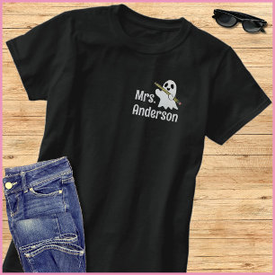 Camiseta Impresión de bolsillo por nombre simple de profeso