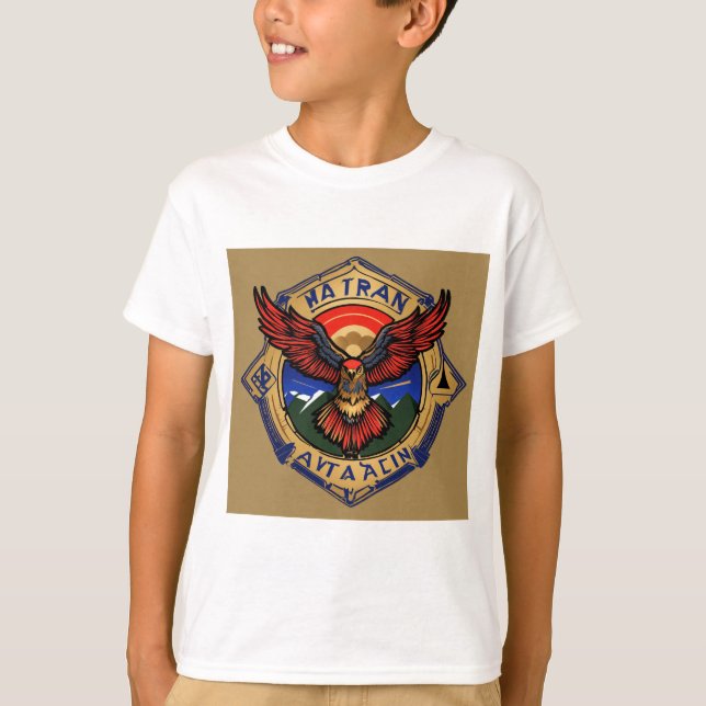 Camiseta Impresión de bucles T- (Anverso)