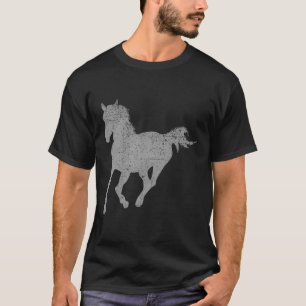 Camiseta Impresión de caballos de época - Caballo ecuestre