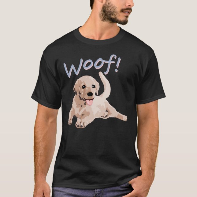 Camiseta Impresión de cachorros de Labrador (Anverso)