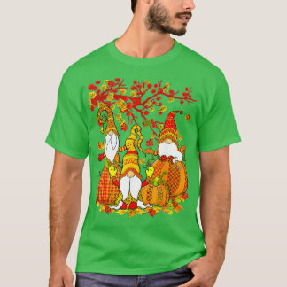 Camiseta Impresión de calabaza de leopardo Gnomes de plásti