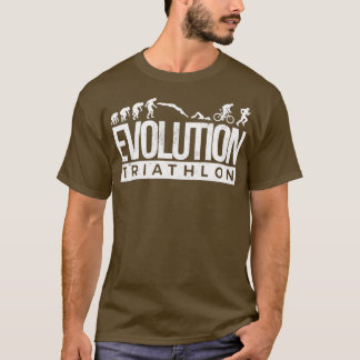 Camiseta Impresión de Caveman, divertida Triatleta de Triat