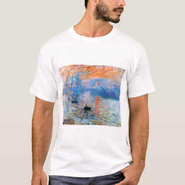 Camiseta Impresión de Claude Monet, amanecer (1872)