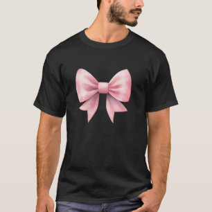 Camiseta Impresión de color de agua rosado de satén estilo 