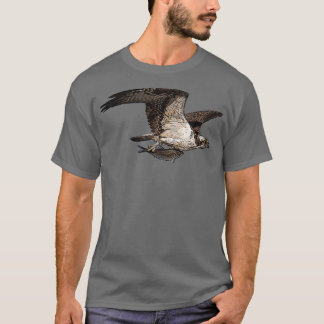 Camiseta Impresión de color de pez agachado