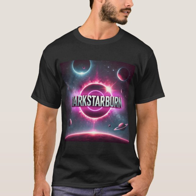 Camiseta Impresión de DarkStarBurn Galaxy. (Anverso)