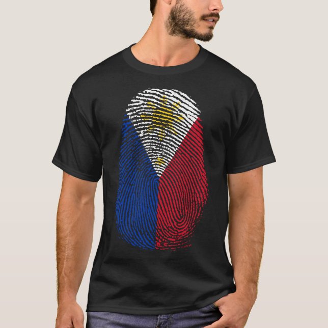 Camiseta Impresión de dedo - Filipinas (Anverso)
