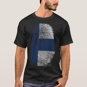 Camiseta Impresión de dedo - Finlandia   Suomi