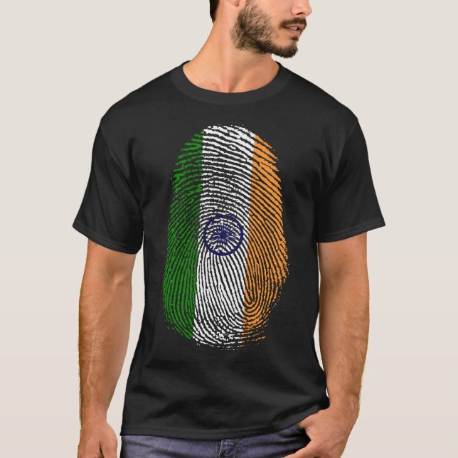 Camiseta Impresión de dedo - India (Anverso)